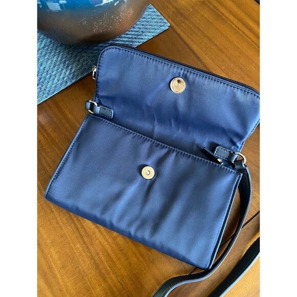 Talbots Navy Blue Quilted Crossbody Bag - Picture 4 of 9